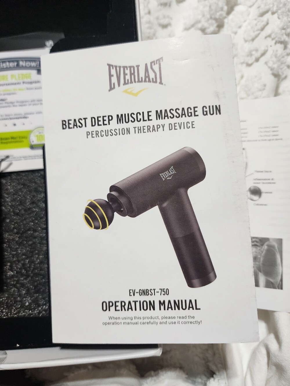 Everlast Black Deep Muscle Percussion Therapy Massage Gun - Picture 10 of 10
